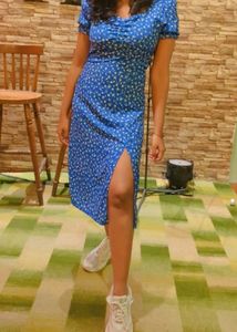 Blue Floral Dress