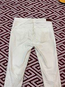white slim jeans