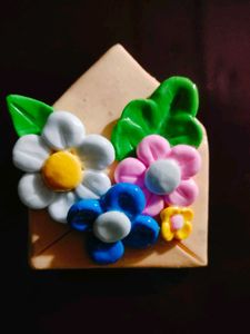 Floral Envelope Magnet