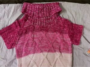 Turtle Neck Knit Dress