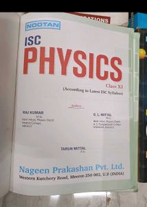 ISC 11th Physics Book!