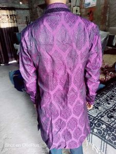 Men&#39;s Ethnic Wear Kurta(Purple)