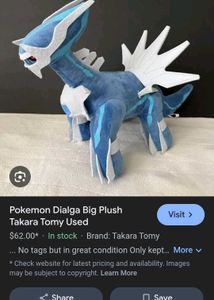 Dialga Pokaemon Plush ( Rare )
