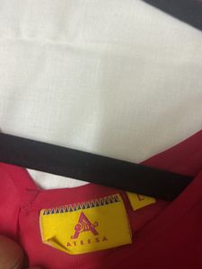 Asymmetrical Kurta Red