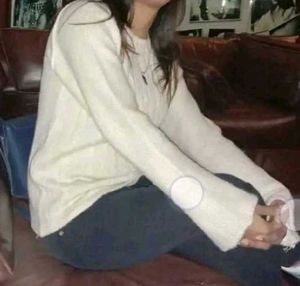 White Knit Sweater 😮