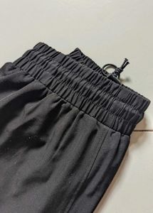 Black Elastic Waist Pants