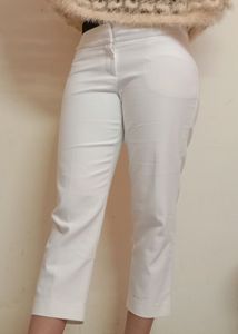White Capri Pants