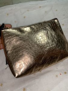 Metallic Gold Pouch By Carlton London