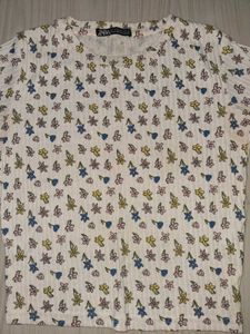 Floral Print Top with short sleeves