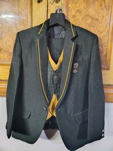 Kids 3 Piece Party Wear Suit