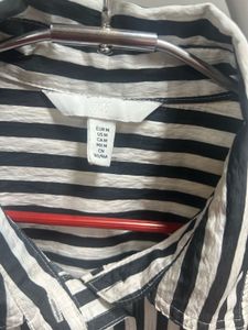 Striped Button-Down Shirt
