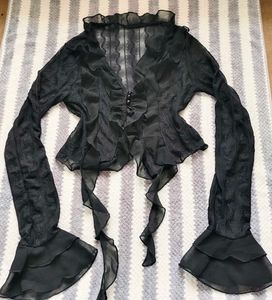 Y2k Ruffle Top
