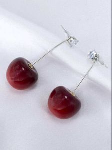 Cherry Drop Korean Style Earrings & Studs