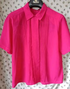 Hot Pink Button Down Shirt