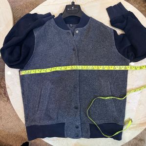 uniqlo Stylish Blue Bomber Jacket