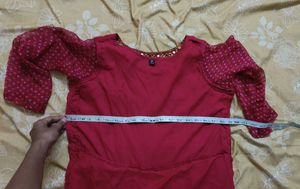 Pink Polka Dot Maxi Dress