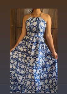 Floral Backless Sundress