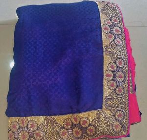 Elegant Blue Saree