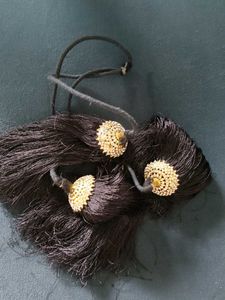 Black Tassel Hair Accessories