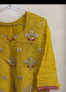 Pakistani 3pc set + Jhumkas matching