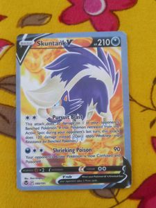 Skuntank V Pokemon Card