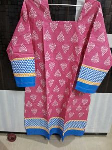 Pink Printed Kurti