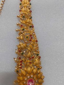 Golden Kamarpata With Diamond Work