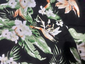 Summer Special New Black Floral Print Top