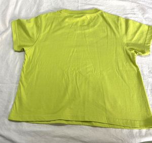 Fun Neon Green Graphic Tee