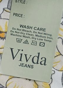 PRICE DROP Blue STRAIGHT RIBBED Jeans For Women