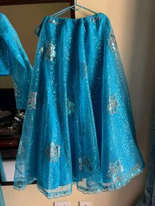 Self Design Lehenga Choli With Dupatta