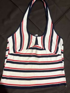 Striped Halter Top