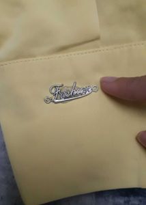 Yellow Button-Down Top