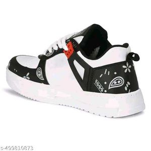 Stylish Black &amp; White Sneakers