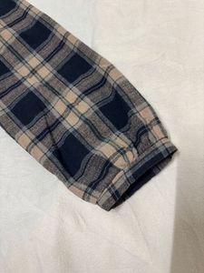 Checked Flannel Top