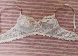 Net White Bra