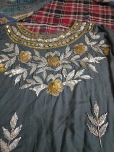 Kurta Plazoo Dupatta