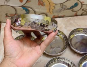 Set of 6 Steel Bowls