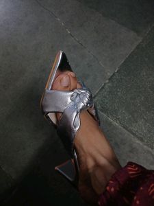Silver Heels for Party,office,outing