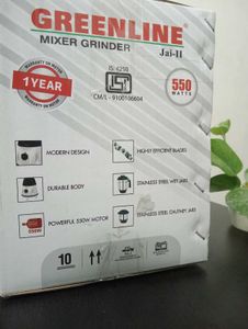 Mixer Grinder greenline New ✨