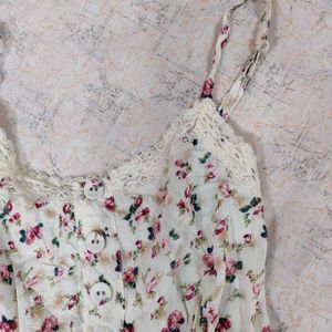 💐 Vintage Floral Lace Dress 💐