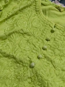 Chikankari Kurti Set Of 2 With Pant