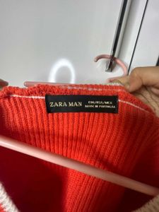 Cute Orange Knit Vest