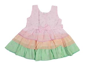 Cute Pink Ruffled Dress