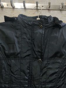 Black jacket With Woolen Layer Inside