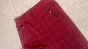 Maroon Colored Active Gym Wear