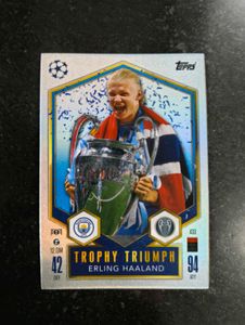 Erling Haaland Trophy Triumph Card