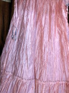 Elegant Pink Layered Dress