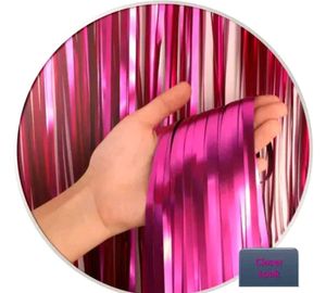 2 Pc Foil Curtain