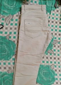 Men&#39;s Beige Casual Pants,